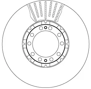 Bremsscheibe TRW DF5029S Bild Bremsscheibe TRW DF5029S