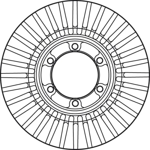 Bremsscheibe Vorderachse TRW DF6007 Bild Bremsscheibe Vorderachse TRW DF6007