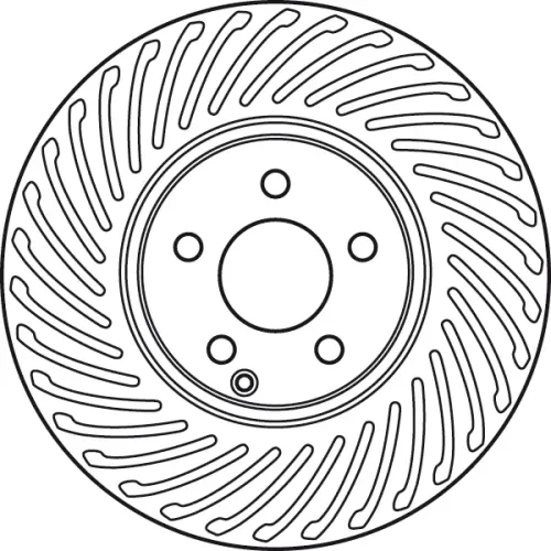 Bremsscheibe Vorderachse TRW DF6012S Bild Bremsscheibe Vorderachse TRW DF6012S