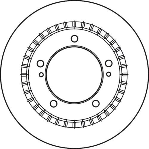 Bremsscheibe Vorderachse TRW DF6023 Bild Bremsscheibe Vorderachse TRW DF6023