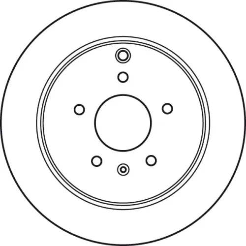 Bremsscheibe Hinterachse TRW DF6024 Bild Bremsscheibe Hinterachse TRW DF6024