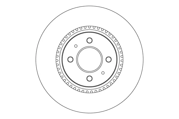 Bremsscheibe Vorderachse TRW DF6025