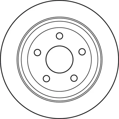 Bremsscheibe Hinterachse TRW DF6027 Bild Bremsscheibe Hinterachse TRW DF6027