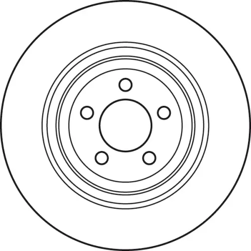 Bremsscheibe Hinterachse TRW DF6028S Bild Bremsscheibe Hinterachse TRW DF6028S