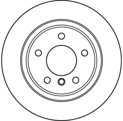 Bremsscheibe Hinterachse TRW DF6033 Bild Bremsscheibe Hinterachse TRW DF6033