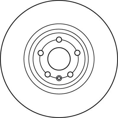 Bremsscheibe Vorderachse TRW DF6041S Bild Bremsscheibe Vorderachse TRW DF6041S