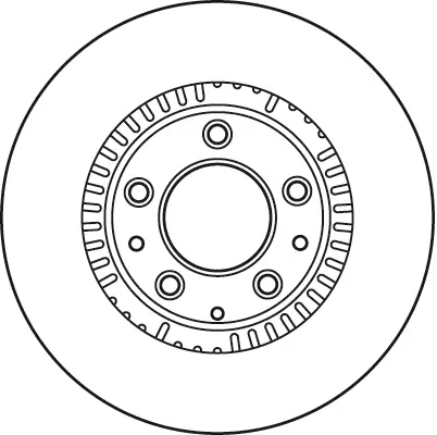 Bremsscheibe Vorderachse TRW DF6068 Bild Bremsscheibe Vorderachse TRW DF6068