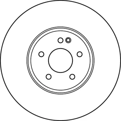 Bremsscheibe Vorderachse TRW DF6074S Bild Bremsscheibe Vorderachse TRW DF6074S