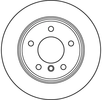 Bremsscheibe Hinterachse TRW DF6106 Bild Bremsscheibe Hinterachse TRW DF6106