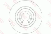 Bremsscheibe Hinterachse TRW DF6134