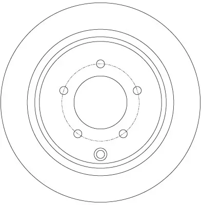 Bremsscheibe TRW DF6177 Bild Bremsscheibe TRW DF6177