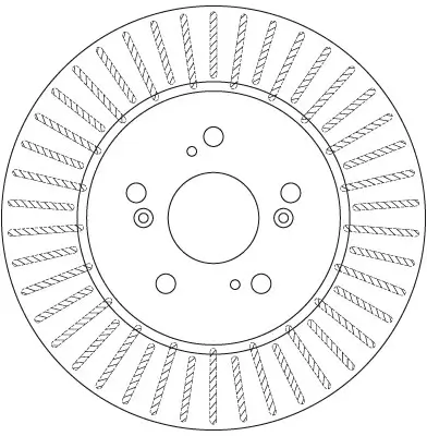 Bremsscheibe Vorderachse TRW DF6180S Bild Bremsscheibe Vorderachse TRW DF6180S