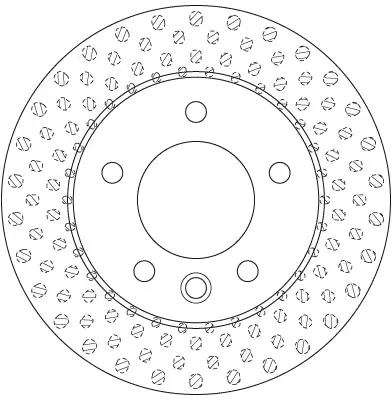 Bremsscheibe Vorderachse TRW DF6194S Bild Bremsscheibe Vorderachse TRW DF6194S