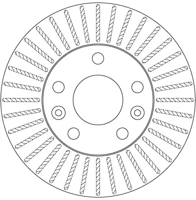 Bremsscheibe Vorderachse TRW DF6200 Bild Bremsscheibe Vorderachse TRW DF6200