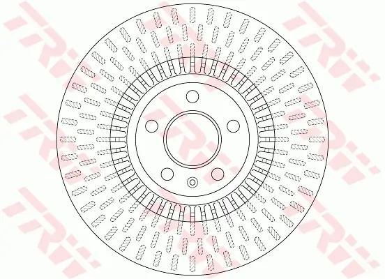 Bremsscheibe Vorderachse TRW DF6216
