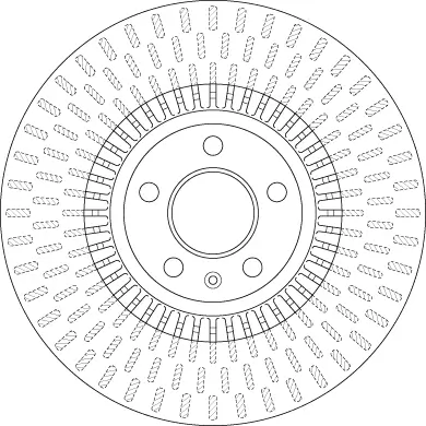 Bremsscheibe Vorderachse TRW DF6216 Bild Bremsscheibe Vorderachse TRW DF6216