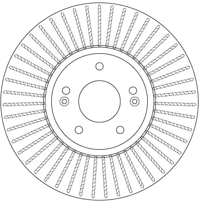 Bremsscheibe Vorderachse TRW DF6222 Bild Bremsscheibe Vorderachse TRW DF6222