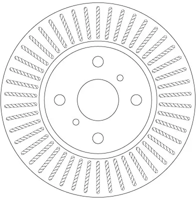 Bremsscheibe Vorderachse TRW DF6225 Bild Bremsscheibe Vorderachse TRW DF6225