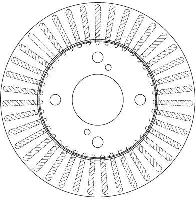 Bremsscheibe Vorderachse TRW DF6227 Bild Bremsscheibe Vorderachse TRW DF6227