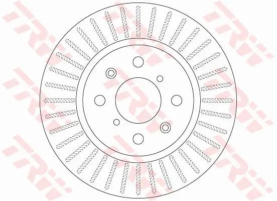Bremsscheibe Vorderachse TRW DF6232