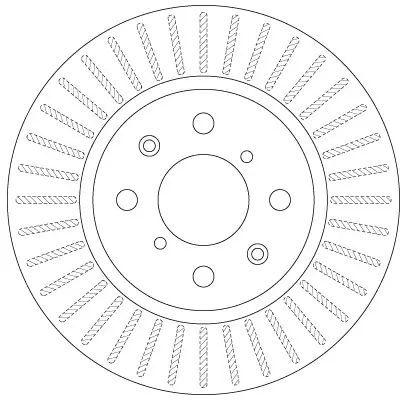 Bremsscheibe Vorderachse TRW DF6232 Bild Bremsscheibe Vorderachse TRW DF6232