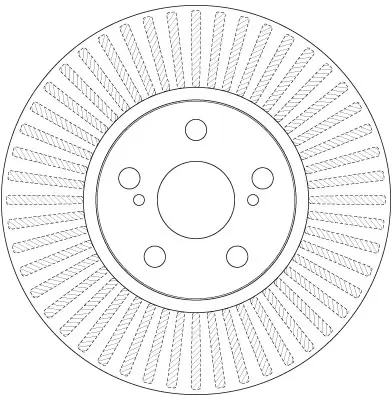 Bremsscheibe Vorderachse TRW DF6234 Bild Bremsscheibe Vorderachse TRW DF6234