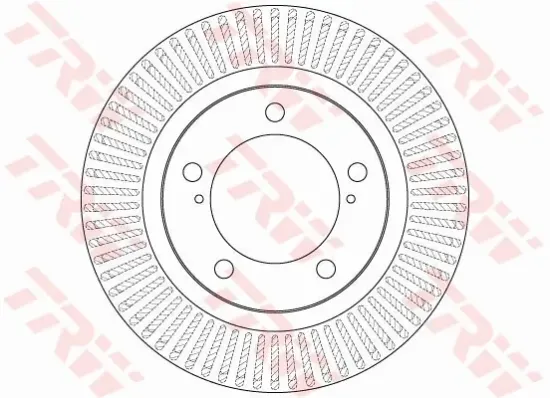 Bremsscheibe Vorderachse TRW DF6239S Bild Bremsscheibe Vorderachse TRW DF6239S