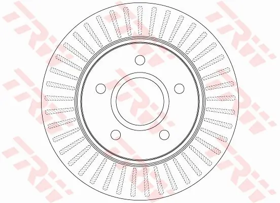 Bremsscheibe Vorderachse TRW DF6253S
