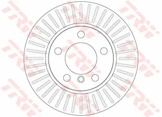 Bremsscheibe Vorderachse TRW DF6255 Bild Bremsscheibe Vorderachse TRW DF6255