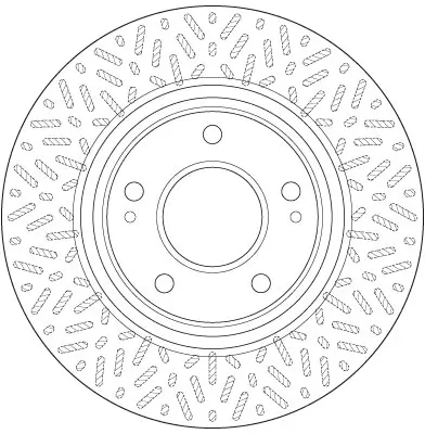 Bremsscheibe Vorderachse TRW DF6259 Bild Bremsscheibe Vorderachse TRW DF6259