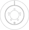 Bremsscheibe Hinterachse TRW DF6274 Bild Bremsscheibe Hinterachse TRW DF6274