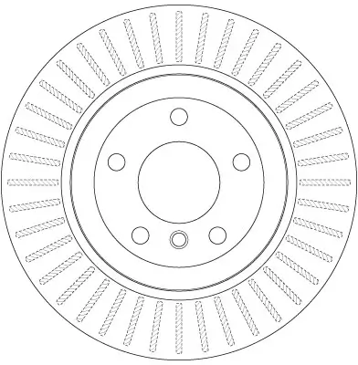 Bremsscheibe Hinterachse TRW DF6299 Bild Bremsscheibe Hinterachse TRW DF6299