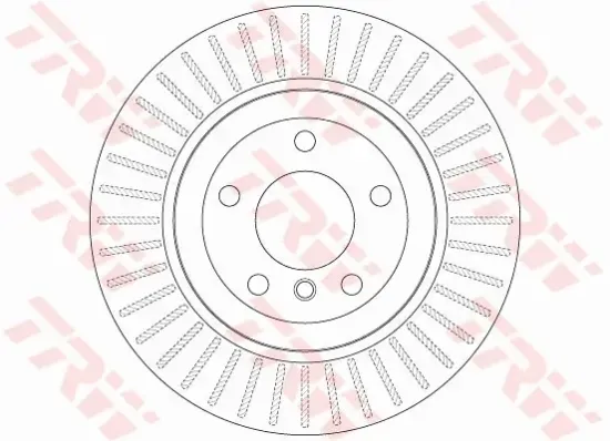 Bremsscheibe Hinterachse TRW DF6299 Bild Bremsscheibe Hinterachse TRW DF6299