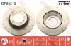 Bremsscheibe Hinterachse rechts TRW DF6321S