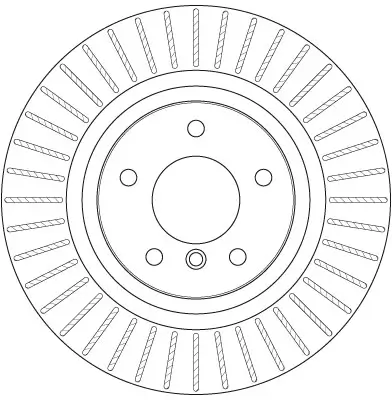 Bremsscheibe Hinterachse TRW DF6352S Bild Bremsscheibe Hinterachse TRW DF6352S