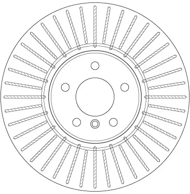 Bremsscheibe Vorderachse TRW DF6408S Bild Bremsscheibe Vorderachse TRW DF6408S