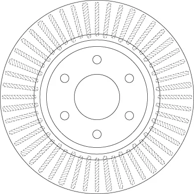 Bremsscheibe Vorderachse TRW DF6416 Bild Bremsscheibe Vorderachse TRW DF6416