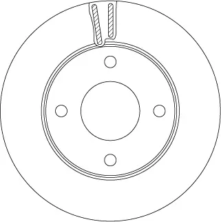 Bremsscheibe Vorderachse TRW DF6417
