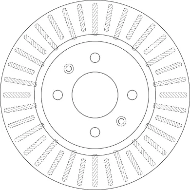 Bremsscheibe Vorderachse TRW DF6431 Bild Bremsscheibe Vorderachse TRW DF6431