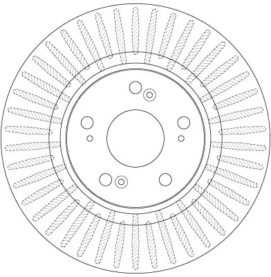Bremsscheibe Vorderachse TRW DF6432S Bild Bremsscheibe Vorderachse TRW DF6432S