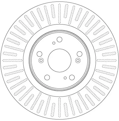 Bremsscheibe Vorderachse TRW DF6437 Bild Bremsscheibe Vorderachse TRW DF6437