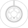 Bremsscheibe Vorderachse TRW DF6471 Bild Bremsscheibe Vorderachse TRW DF6471