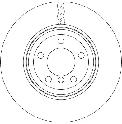 Bremsscheibe Vorderachse TRW DF6471 Bild Bremsscheibe Vorderachse TRW DF6471