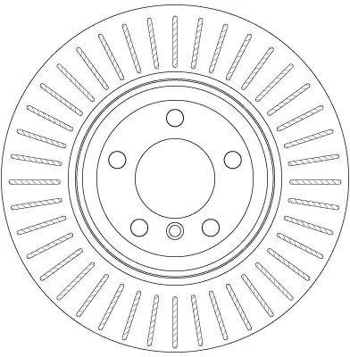 Bremsscheibe Hinterachse TRW DF6476S Bild Bremsscheibe Hinterachse TRW DF6476S