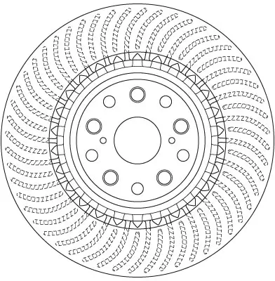 Bremsscheibe Vorderachse rechts TRW DF6488S Bild Bremsscheibe Vorderachse rechts TRW DF6488S