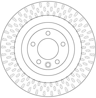Bremsscheibe Hinterachse TRW DF6505S Bild Bremsscheibe Hinterachse TRW DF6505S