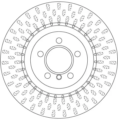 Bremsscheibe Vorderachse TRW DF6506S Bild Bremsscheibe Vorderachse TRW DF6506S