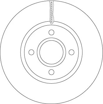 Bremsscheibe Vorderachse TRW DF6509