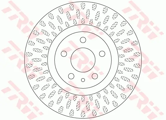 Bremsscheibe Vorderachse TRW DF6522