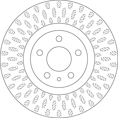 Bremsscheibe Vorderachse TRW DF6522 Bild Bremsscheibe Vorderachse TRW DF6522